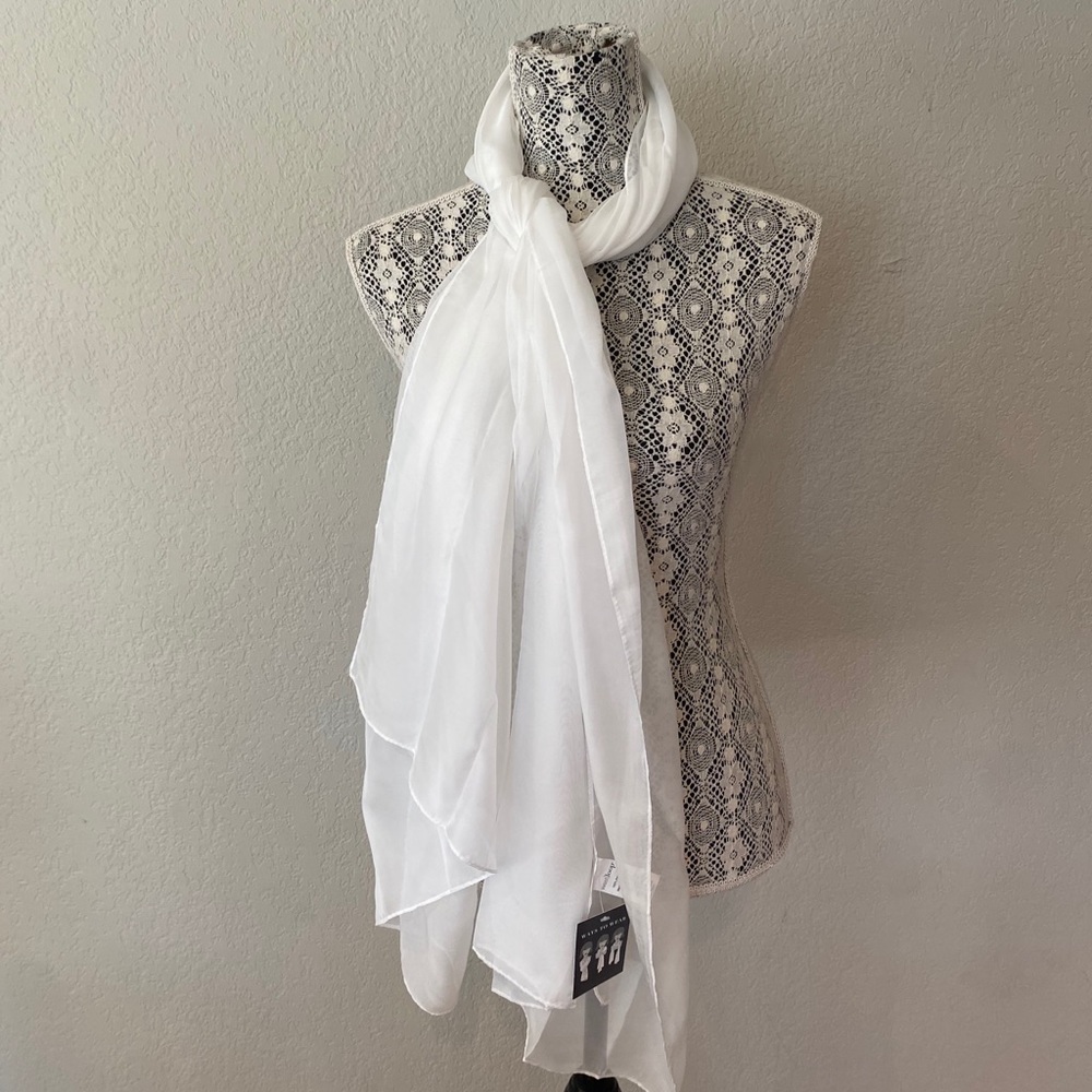 White scarf